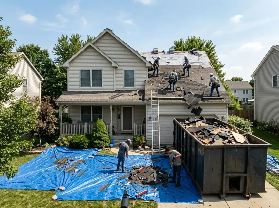 roof-replacement-debris-remova-004 — frequently asked questions, Cheapest Dumpster Rentals in Southlake, TX